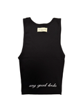 Girls Baby Tank Black