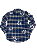 SGL Tears Vintage Navy Flannel Small