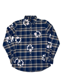 SGL Tears Vintage Navy Flannel Small