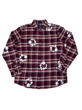 SGL Tears Burgundy Flannel Large