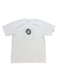 White Graffiti Stencil Tee