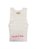 Girls Baby Tank White