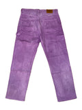 Purple Washed Double Knee Sz 32