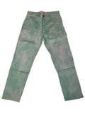 Mint Green Washed Double Knee Sz 32