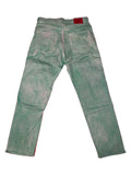 Mint Green Washed Double Knee Sz 32