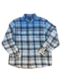 Blue Ombre Flannel Sz XL