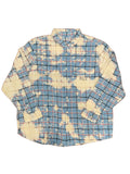 Sky Blue Bleached Flannel Sz XXL