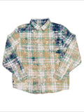 Not So Navy Bleached Flannel Sz Medium